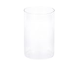 EDZARD Ersatzglas (Ø 10 cm, Höhe 15 cm) für Kerzenleuchter-Serien Mascha und Bamboo