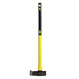 DEMA Spalthammer Spaltaxt 3000 g – Holzspalter Beil mit Fiberglas-Griff, Robuste Axt für Holzspaltung