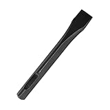 EXCEART Luftschaufelkopf Werkzeug Schlaghammer Meißel Auswirkung Chipping-Bit ziselierer drechselbeitel pflasterhammer bohrhammer Pneumatischer Meißel aus Metall Luftmeißel Stahl Black