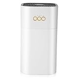 Amosfun Airpurifier für Schlafzimmer Rauchreiniger Zimmer Essentials Zigarettenrauch -Geruchsentferner Wohnheimwult Schlafzimmer wesentlich Staubreiniger für Zuhause Abs Weiß