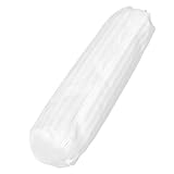 Healeved Runder Lendenkissenbezug mit Reißverschluss Weicher Zylindrischer Nackenrollenbezug Wiederverwendbar für Reise und Schlafzimmer