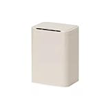 Mülleimer Intelligenter Sensor-Mülleimer Haushalt Edelstahl Wohnzimmer Küche Mit Deckel Leichter Luxus Automatischer Toilettenpapierkorb Außenmülleimer,Grün,25L (Weiß 13L)