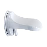 Duschfußstütze – 15,5 x 11,4 x 3,5 cm, Saugnapf, PVC-Fußstütze, kompaktes Design, Wandmontage, Beinstütze, Fußhocker für Badezimmer, Wohnung, Zuhause, Schlafsaal