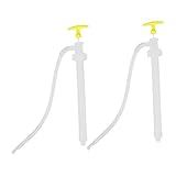 FOYTOKI 2Stücke Manuelle Flüssigkeitspumpe für Benzin und Öl Handpumpe für Effizientes Pumpen aus Fässern Stromquelle Erforderlich