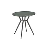 Liadomo Beistelltisch Outdoor Lesina - Gartentisch rund - Balkontisch - 80 cm - Aluminium anthrazit - wetterfest