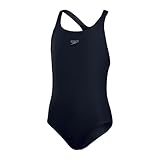 Speedo Mädchen Eco Endurance+ Medalist Badeanzug, Marineblau, 13-14 Jahre (DE 164)