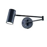 Copper Art Double Rocker Wandleuchte, LED, moderne, minimalistische Wandleuchte, kreatives Schlafzimmer, Nachttisch, Arbeitszimmer, Wohnzimmer, Hotel, Wand-BH (Farbe: Warm, Größe: Nero) Safehappy