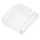 Ciieeo Abschließbare Steckdosenbox Typ 86 mit Kindersicherung Spritzwasserschutz für Außenbereich Schutzabdeckung gegen Stromschläge