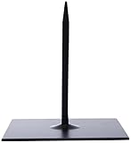 Powertex Metallsockel schwarz, Metall, 12 x12 x 13 cm