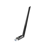 WLAN Bluetooth Stick für PC, 2 in 1 WiFi Stick Und Bluetooth Adapter, 900Mbps WiFi Dongle Dual Band 2.4GHz/5GHz mit 5DBI Antenne, Bluetooth 5.3 Adapter für Pc/Desktop mit Windows 11/10