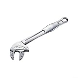 Gettimore Crab Claw Wrench 32 mm, verstellbare Ratsche, selbstspannend, offenes Ende, Schraubenschlüssel mit 360° drehbarer Backe, für Automobil- und Rohrleitungsreparatur (24–32 mm)