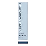 Augenmanufaktur Colour Lash & Brow Wimpern und Augenbrauen färben blue black - permanent Farbe für Intensiv Tönung – 15 ml