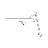 Daylight Company Lumi Task Lamp, Craft Light, Super Bright Desk Lamp, Touch Dimmable, 2 Brightness Levels, Ideal Table Light, Drawing Lamps - Metal - 15 W
