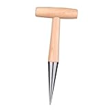 Gatuida Robuster Gartenlochstecher aus hochwertigem Material mit Ergonomischem Griff Vielseitiger Pflanzhilfe für Aussaat Düngung und Umpflanzung Handliches Gartengerät für Präzises