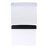 Generisch Flaches Buch-LED-Leselicht, abnehmbarer, Abs, Buchlichter, dimmbare Panel-Platte, Bücherlampe, ganzseitiges Licht, tragbar, für Kinder, Frauen, Männer, Bett, Schreibtisch, Nachttisch