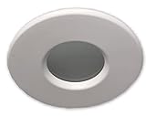 LICHT DISCOUNT Ultra flacher LED Badstrahler Spot IP44 Rund weiss 230V GU10 Modul 4,5W warmweiss | LED Bad Einbaustrahler Einbauhöhe nur 30 mm