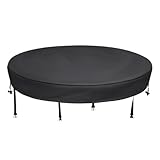 Außentischabdeckung - Wind- Und Staubdichte Couchtischabdeckung - Runde Tischdecke Als Staubschutz Für Garten Küche Camping