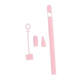 Angoily Silikon schutzhülle für Pencil Stoßfestes Anti verlorenes Sleeve Kompatibel mit Ipad Pro Eingabestift Langlebiger Schutz Praktisches Pinkes Pen Cover