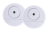 Olympia VA 200 Glasbruchmelder (mit Alarm, Rückseitiger Klebestreifen, 95 dB Alarm, Glasbruchsensor, Glasbruchalarm für Fenster in Haus und Wohnung)