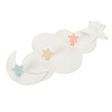 SOLUSTRE Wolkenförmiger Klebehaken für Schlüssel Taschen und Handtücher Kreativer Cartoon Wandhaken zur Einfachen Montage Flur oder Bad Praktischer und Stilvoller Organizer