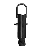 Kletterbefestigungshaken - Kletter Seil Klemme, Hochfester | tragfähiger Seilhaken, Seilverschluss für Seilklettern, Klettern, Training, Garage, Zuhause, Fitnessstudio, Workout, Fitness, Krafttraining