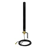 Superbat 4G LTE Antenne 8dBi SMA Stecker wasserdichte Antenne für Wandmontage omnidirektionale Netzwerkantenne 698-2700 MHz für Extended Receiver Cellular Hunting Trail Game Kamera Cam Router Gateway