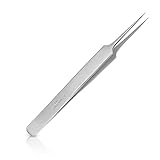 May Splitterpinzette Edelstahl – Präzisions-Pinzette mit extra feiner, glatter Spitze zum Entfernen von Splittern, Holzsplittern & Härchen – Rostfrei