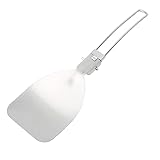 Klappbarer Kochlöffel aus Edelstahl, verhindert Verbrühungen, für Küche, Reispaddel, Outdoor, Camping