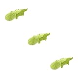 Hemobllo 3 Stück Krokodil -Puppenkissen Kissen umarmen gewichtete Kuscheltiere Plüschkissen anschmiegsame Kissen Plüschtiere Cartoon umarmt Kissen Daunen Baumwolle Green