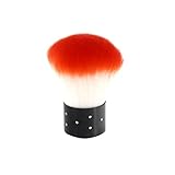 Weiche kosmetische Pulver Make -up Gesichtsbürste Nägelkunst Staubreiniger Pinsel für Acryl UV Gelnägelkunst Staubreiniger zufälliger Farbe