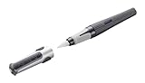Pelikan Pelikano structure Füller für Rechtshänder, Federbreite M, Grau, 1 Stück