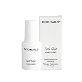 Doonails Nagelkleber Extra Stark (7ml) – Schnelltrocknender Brush-On Nail Glue für Kunstnägel, Tips, Press On Nails & Acrylnägel – Nagel Kleber für eingerissene Nägel & 100% Haftung