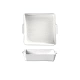 Porzellan Backform Gestreifte Amphore-Keramik-Auflaufform, Zuhause, Backen, Reisgericht, Restaurant, Snack-Teller, Geschirr for Ofen, Mikrowelle Keramik Auflaufform (Color : H)