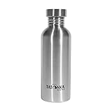 Tatonka Edelstahl Trinkflasche Steel Bottle Premium 1l - Bruchsichere Wasserflasche mit Edelstahl-Schraubverschluss - spülmaschinenfest und BPA-frei (1000ml)