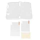 Neue 3DS LL-Hülle, PC-transparente, Hochfeste Schutzhülle, Kratzfeste Hartschale, Kompatibel mit 3DS LL