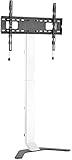 Techly 361834 Super Slim Bodenhalterung für LCD/LED/Plasma-Fernseher von 32 bis 70 Zoll, Weiß