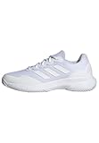 adidas Herren Gamecourt 2.0 Tennis Shoes Tennisschuhe, FTWR White/FTWR White/Matte Silver, 43 1/3 EU