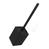 DECORNIJIA Toilettenbürste ohne Bohren Wandhalterung mit Ergonomischem Griff und Halter Vielseitige Wc reinigungsbürste für Bad Büro Hotel Wohnheim Langlebiges Material Einfache Montage