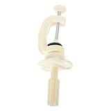 CRILSTYLEO Kopfformhalter wig stand Perückenhalterung Puppenständer Schaufensterpuppe Kopfklemme Tischständer puppenzubehör Mannequin-Kopfhalterung Schaufensterpuppe Kopfgestell Plastik Weiß