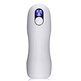 QgLust Herren Elektrischer Masturbator Sexspielzeug mit 10 Vibrationen + 5 Saugmodi, Blowjob Taschenmuschi Penis Stimulator, 3D Realistische Vagina Muschi Männer Masturbator Sexspielzeug