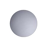 Homoyoyo Rundes Mauspad aus Aluminium mit Rutschfester Unterseite Langlebiges Metall Mousemat für PC Laptop und Desktop Glatte Oberfläche für Präzise Maussteuerung