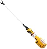 Fänger,Elektroviehtreiber,Generic Elektrischer Tier Prod Stick,Bullenpeitsche Stark,Wiederaufladbarer Wasserdichter Für Vieh Rinder Schafe Pferde Und Andere Tiere,Mit Ladegerät 138cm