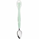 DIKACA 1Stück Obstlöffel Doppelter Fütterungslöffel für Ergonomisches Design für Beikost Früchte Vielseitig Einsetzbar für Zuhause Unterwegs