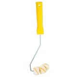 DOITOOL 3 rad Rohr Farbrolle mit Leichtem Griff Biegesteife Maler Walzenbürste für Rohre 5 20cm Hohe Farbaufnahme für Gas und Wasserleitungen