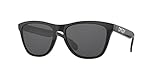 Oakley OO9013 Sonnenbrillen-Bundle: OO 9013 24-306, poliert, Schwarz und große blaue Leine, Zubehör-Set