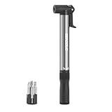 Reifenpumpe | Standpumpe mit Hochdruck 80 Psi, Straßenreifenpumpe, tragbare Ballpumpe, Zubehör