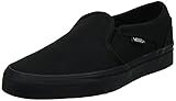 Vans Damen Asher Sneaker, Canvas Black Black, 39 EU