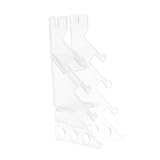 FRCOLOR Transparenter Kunststoff Finger Skateboard Halter Platzsparendes Display Regal für Finger Skateboards Einfache Montage Vielseitige Aufbewahrung für Zuhause Büro und Sammlungen