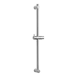 OFFO Duschstange 70cm, Duschstange Edelstahl Verstellbarer Abstand 38 bis 66cm, Brausestange Mit Handbrausenhalterung, Ersatz für Dusche, Chrom