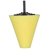 ZUNOXAZ Kegelförmiges Polierschwamm Pad Gelb und Wachspolierpad für Autopflege Radnaben Polierwerkzeug für Schwer Zugängliche Stellen